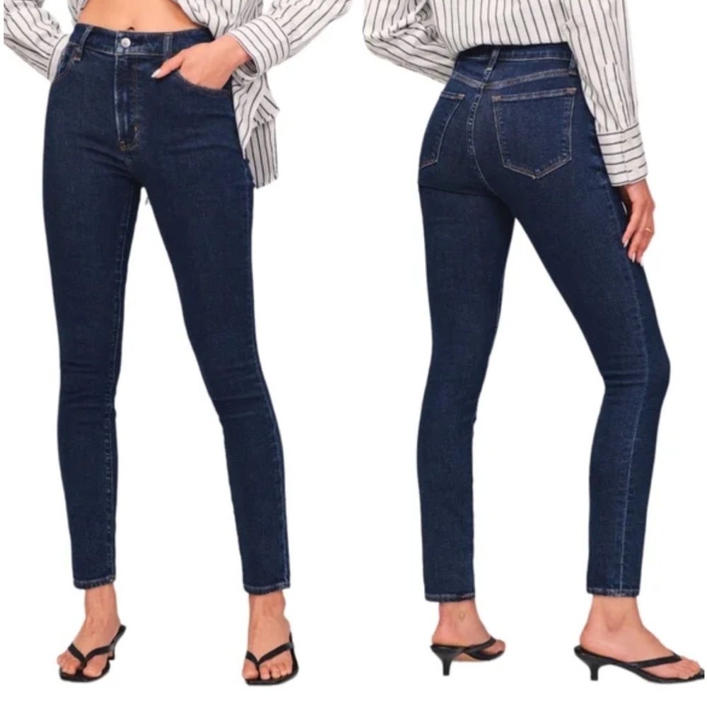 Abercrombie & Fitch Super Skinny Ankle High Rise Jean Super Dark Wash Size 4S